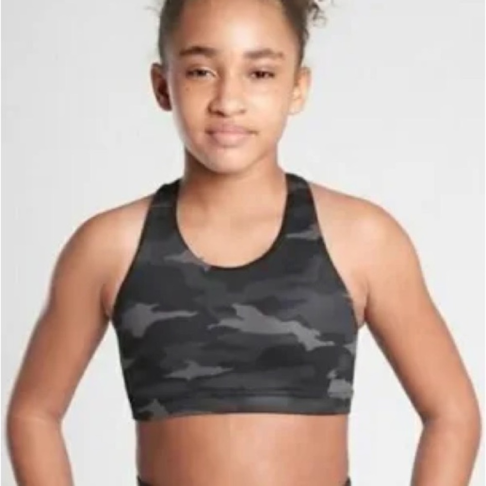 Athleta Girl NWT Speed Racer Camo Bra XL 14